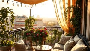 Den Balkon elegant dekorieren: Mit diesem Trick klappt es im Sommer!