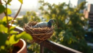 Hilfe, wir haben ein Taubennest auf dem Balkon! Was jetzt zu tun ist