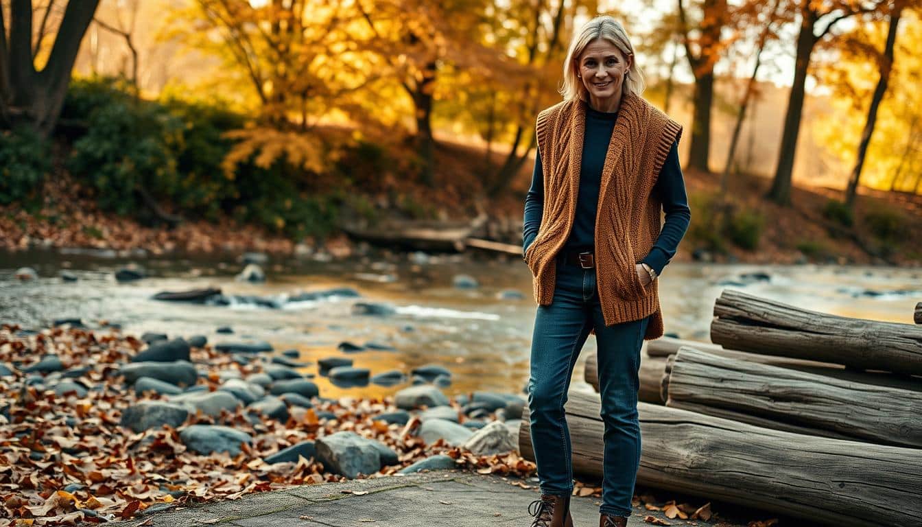 Mit diesen Styling-Ideen feiert die Strickweste ein Comeback
