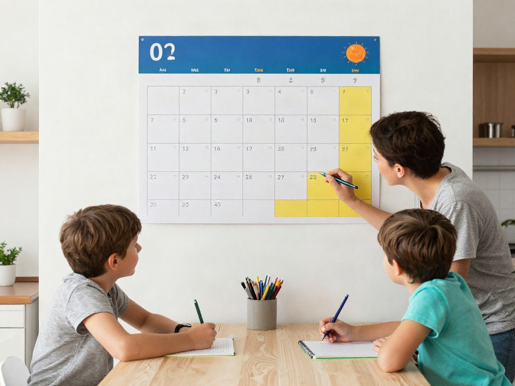 Familienkalender organisieren