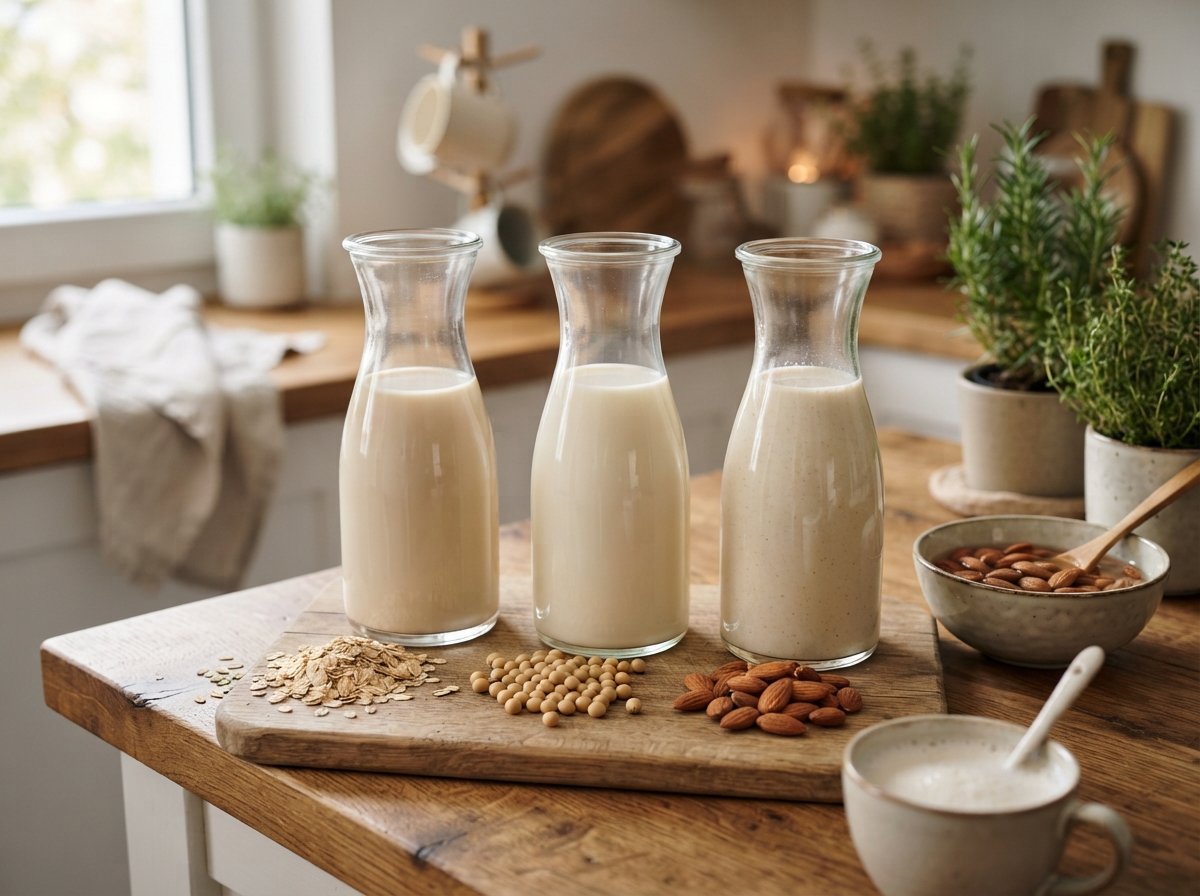Pflanzliche Milch Alternative